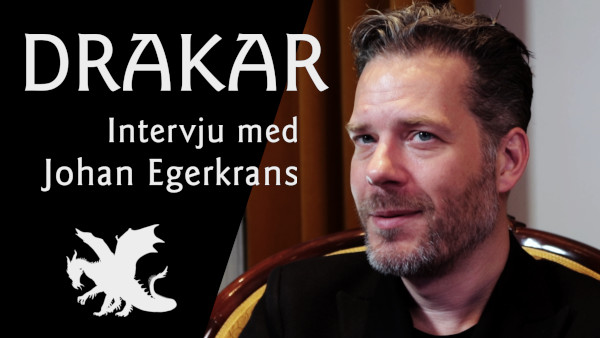 Johan Egerkrans pratar om sin bok Drakar.