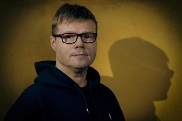 Fantasykanalen intervjuar Niclas Christoffer. Foto: Stefan Tell.